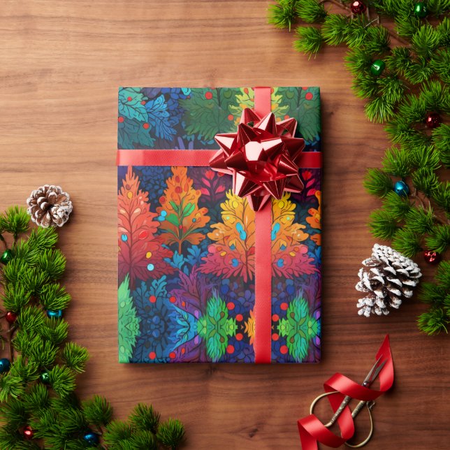 Weihnachtsbauweise Geschenkpapier (Feiertagsgeschenk)