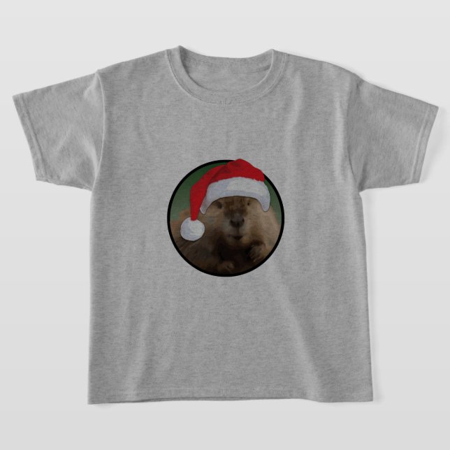Weihnachtsbäver - Kids-T - Shirt (Ablage )