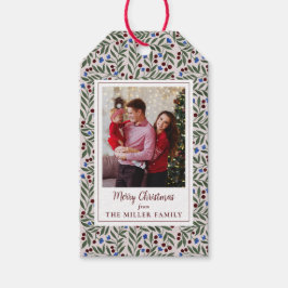 Weihnachtsbeeren Geschenkanhänger