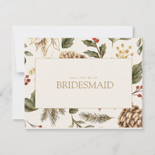 Weihnachtsbegleitkarte Save The Date