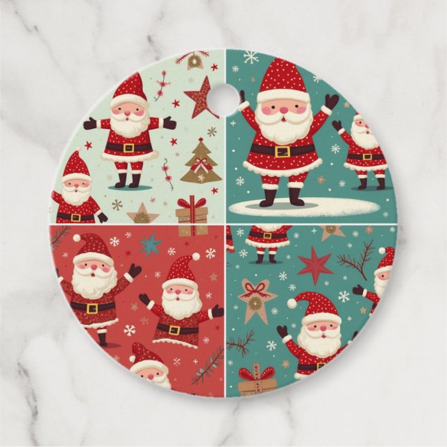 Weihnachtsbegütertags Geschenkanhänger (Vorderseite)