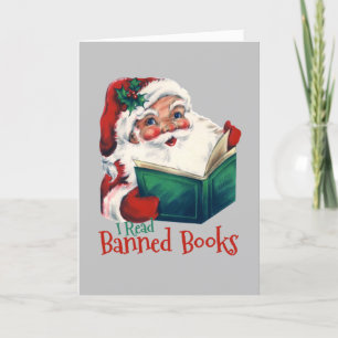 Weihnachtsbeläge verbotene Bücher Karte