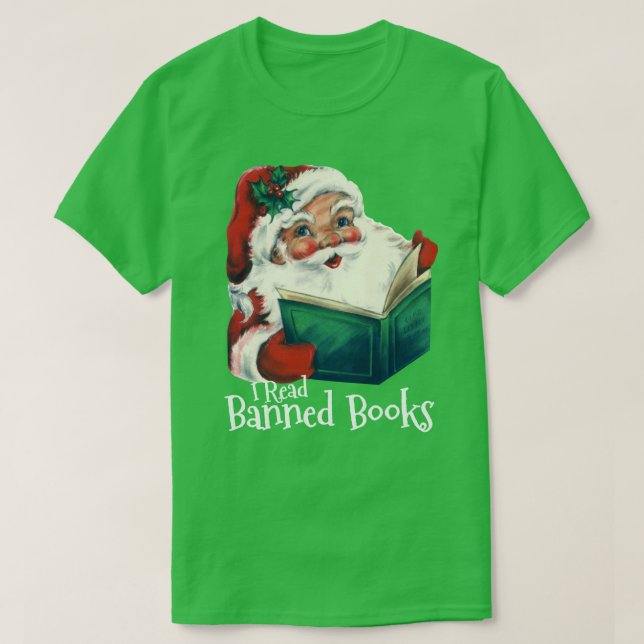 Weihnachtsbeläge verbotene Bücher T-Shirt (Design vorne)