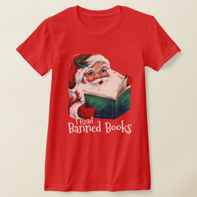 Weihnachtsbeläge verbotene Bücher T-Shirt (Ablage )