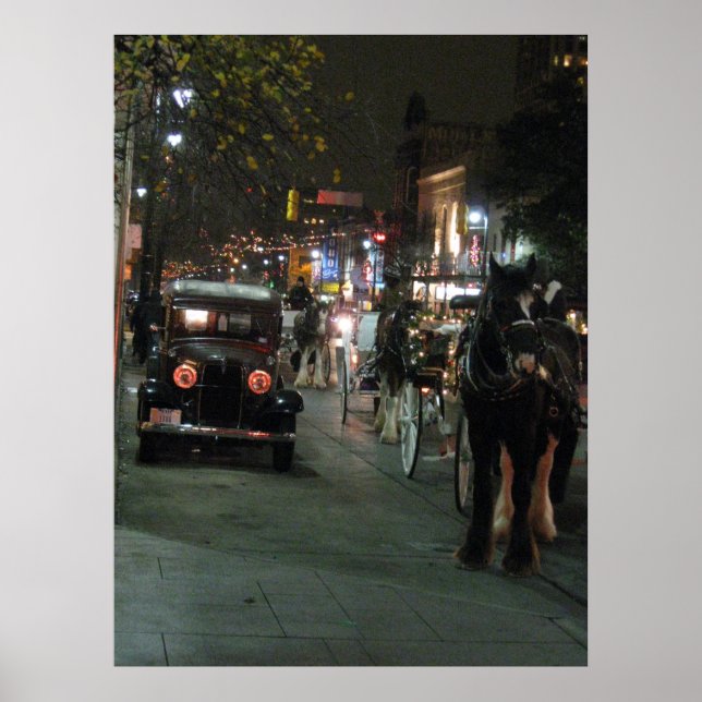 Weihnachtsbeleuchtung 2008 - Innenstadt Poster (Vorne)