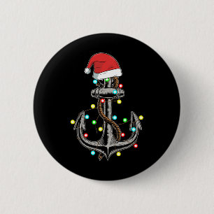 Weihnachtsbeleuchtung Anker Boot Segeln Lustiges B Button