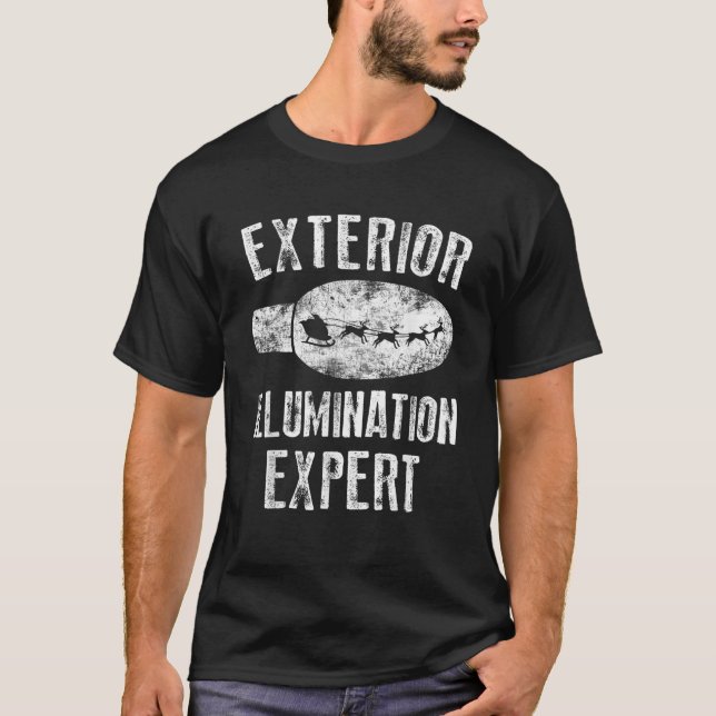 Weihnachtsbeleuchtung Außenbeleuchtung Ex T-Shirt (Vorderseite)