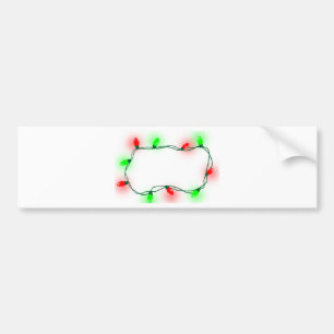 Weihnachtsbeleuchtung Autoaufkleber