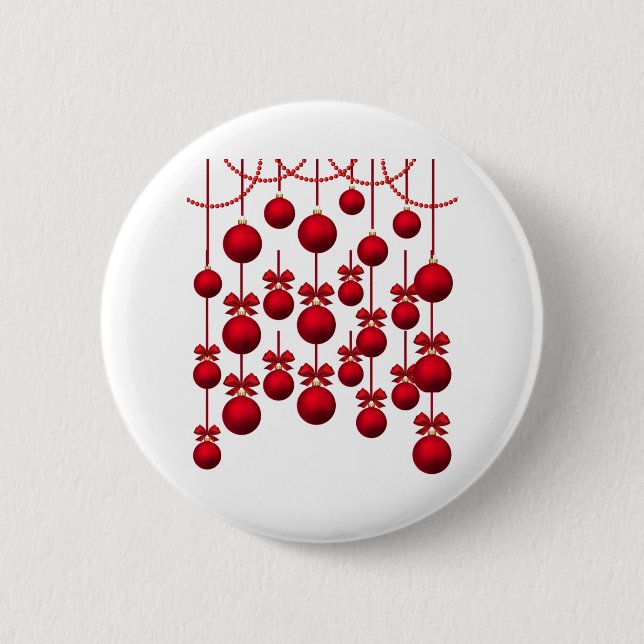 Weihnachtsbeleuchtung Button (Vorderseite)