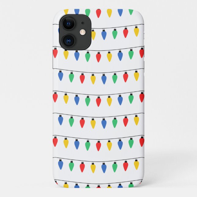 Weihnachtsbeleuchtung Case-Mate iPhone Hülle (Rückseite)