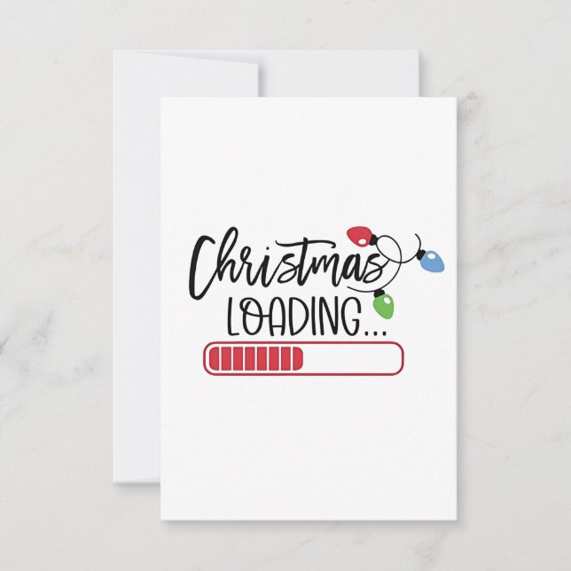 Weihnachtsbeleuchtung Dankeskarte (Vorderseite)