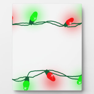 Weihnachtsbeleuchtung Fotoplatte