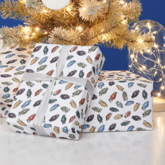 Weihnachtsbeleuchtung Geschenkpapier