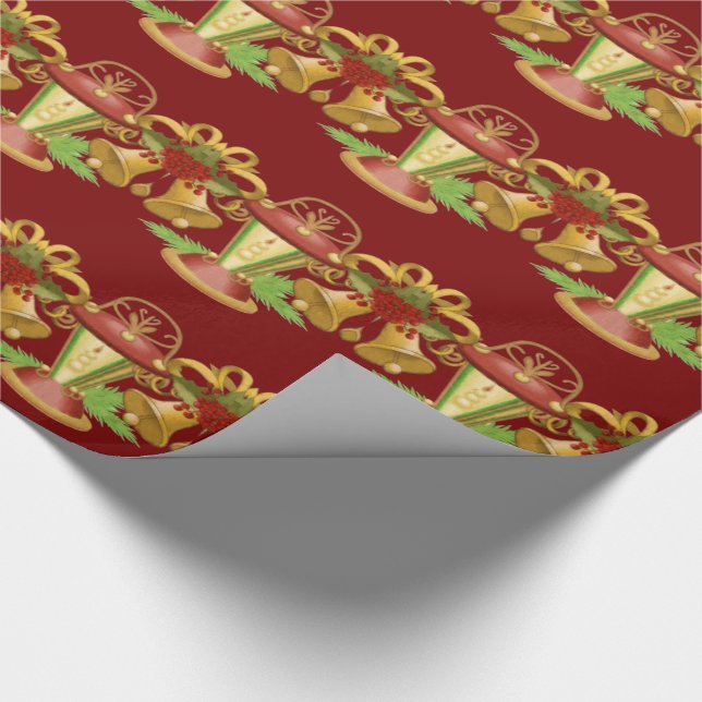 Weihnachtsbeleuchtung Geschenkpapier (Ecke)