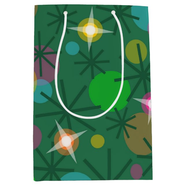 Weihnachtsbeleuchtung Geschenktasche Medium Mittlere Geschenktüte (Vorderseite)