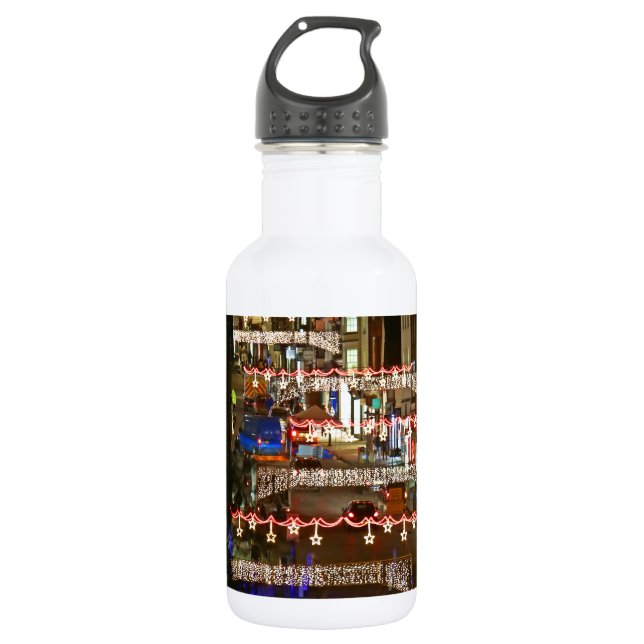 Weihnachtsbeleuchtung Guildford Trinkflasche (Vorderseite)