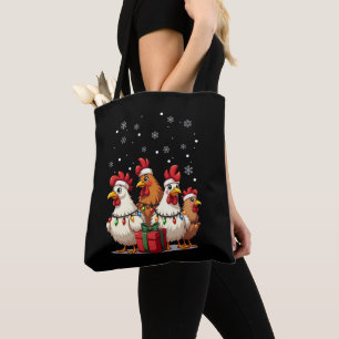 Weihnachtsbeleuchtung Huhn Weihnachtsmann Lustiges