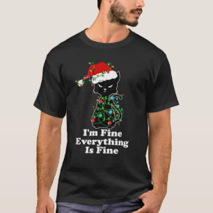 Weihnachtsbeleuchtung ich bin gut alles ist schön  T-Shirt