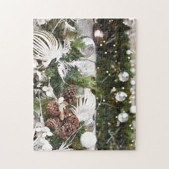 Weihnachtsbeleuchtung in London, England Puzzle (Vertikal)