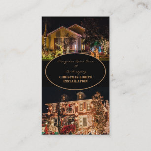 Weihnachtsbeleuchtung Installation 2 FotoBusiness Visitenkarte