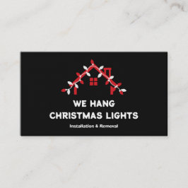 🎄 Weihnachtsbeleuchtung Installation QR Visitenkarte