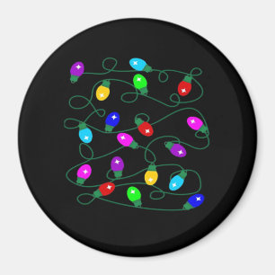 Weihnachtsbeleuchtung - Lasst uns die Lichter leuc Magnet