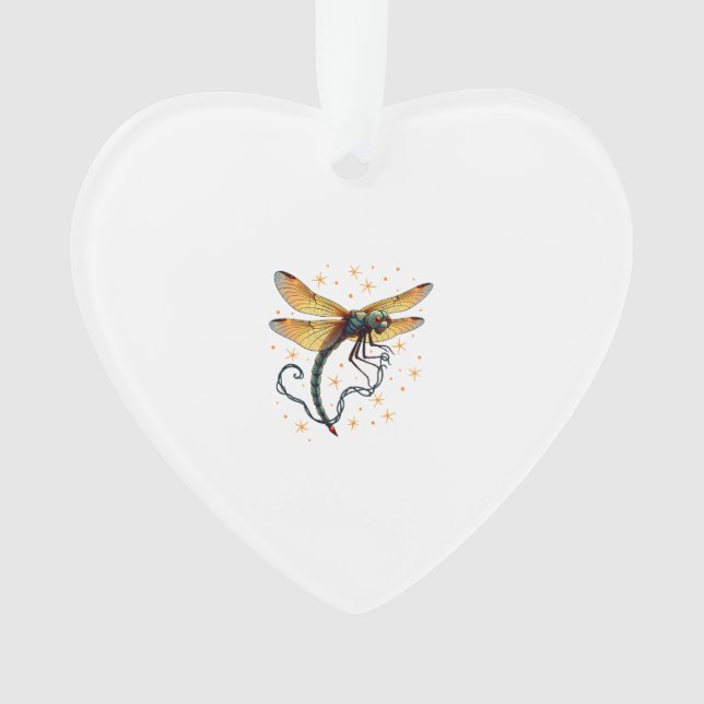 Weihnachtsbeleuchtung Libelle Ornament (Vorderseite)