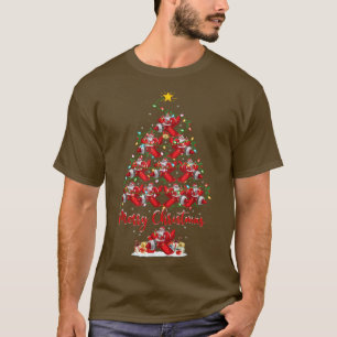 Weihnachtsbeleuchtung Matching Weihnachtsflugzeug  T-Shirt