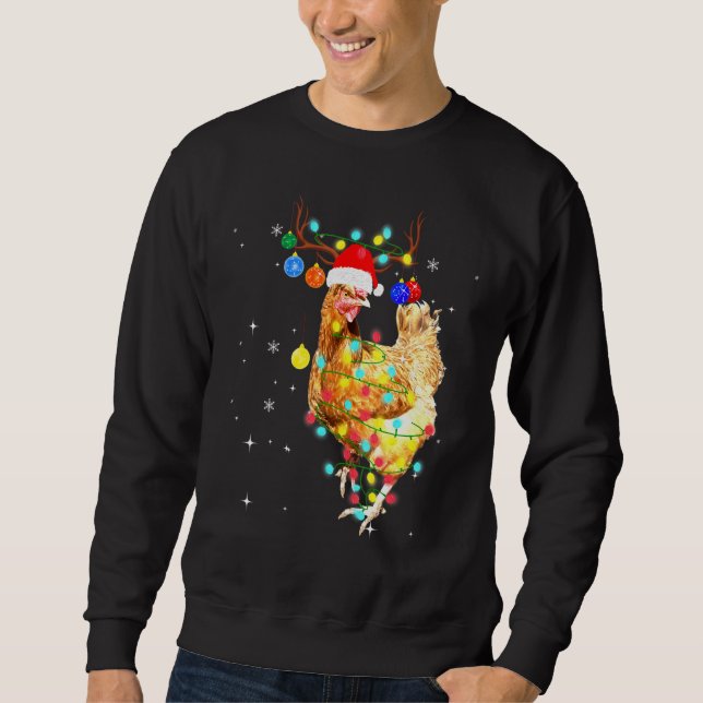 Weihnachtsbeleuchtung Pajama Sweatshirt (Vorderseite)