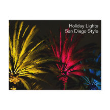 Weihnachtsbeleuchtung Palm Tree Holiday San Diego