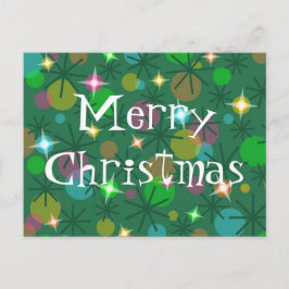 Weihnachtsbeleuchtung Postkarte "Frohe Weihnachten