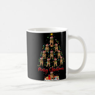 Weihnachtsbeleuchtung Santa Dogue De Bordeaux Hund Kaffeetasse