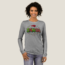 Weihnachtsbeleuchtung "SANTA" Tri-Blend Shirt