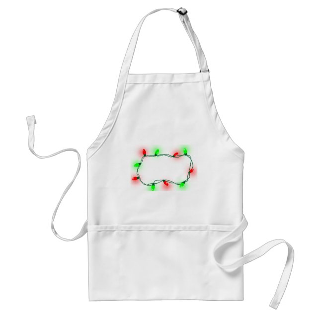 Weihnachtsbeleuchtung Schürze (Vorne)
