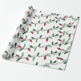 Weihnachtsbeleuchtung String Geschenkpapier