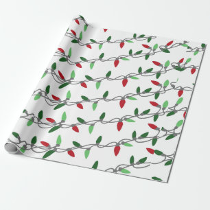 Weihnachtsbeleuchtung String Geschenkpapier
