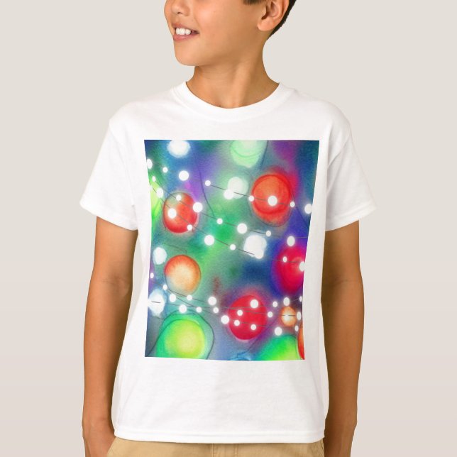 Weihnachtsbeleuchtung T-Shirt (Vorderseite)