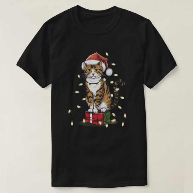 Weihnachtsbeleuchtung T-Shirt (Design vorne)