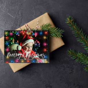 Weihnachtsbeleuchtung und Foto