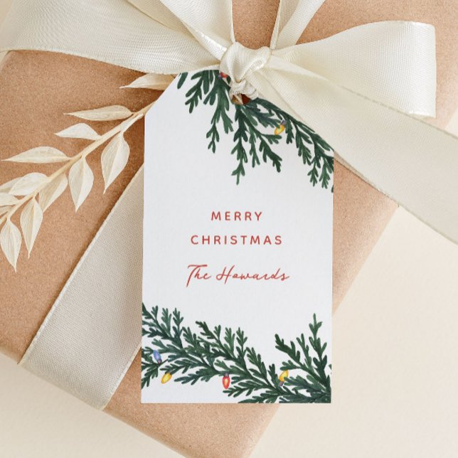 Weihnachtsbeleuchtung und Grüne Geschenkanhänger (Von Creator hochgeladen)