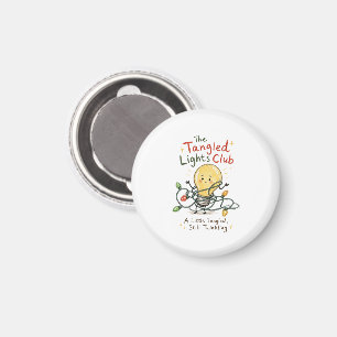 Weihnachtsbeleuchtung Wasserfarben verworren Magnet