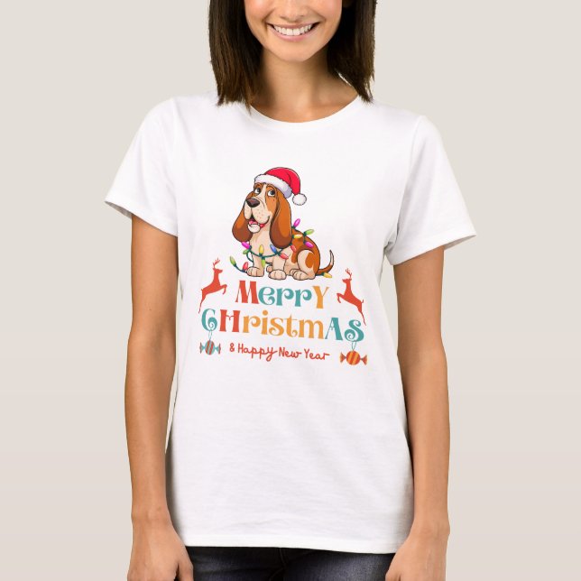 Weihnachtsbeleuchtung Weihnachten Weihnachten Weih T-Shirt (Vorderseite)