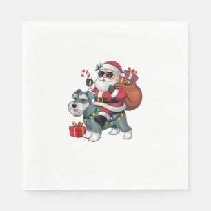 Weihnachtsbeleuchtung Weihnachtsfeiertag Miniatur Serviette