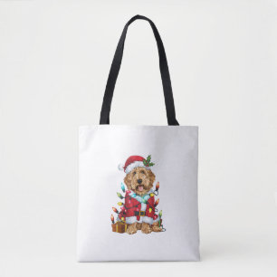 Weihnachtsbeleuchtung Weihnachtsmann-Labradoodle W