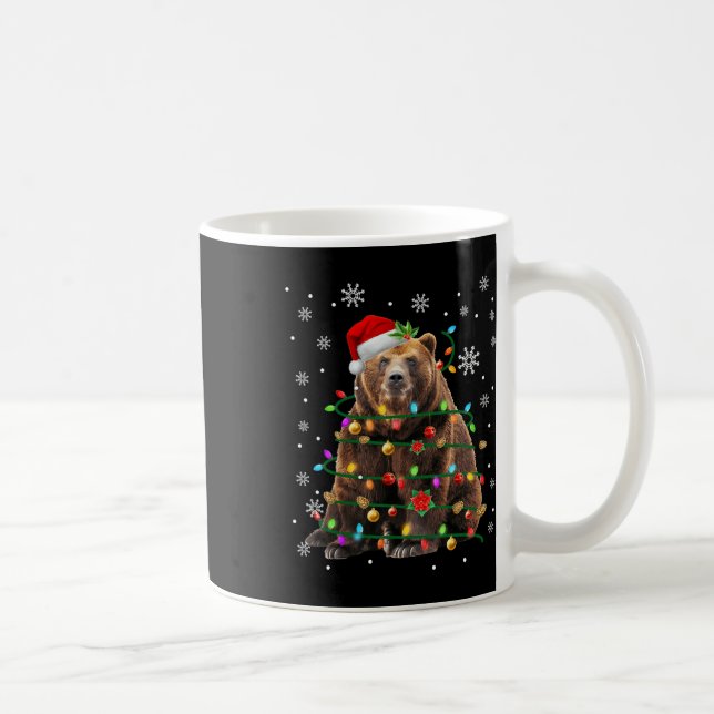 Weihnachtsbeleuchtung Weihnachtsmänner Männer Frau Kaffeetasse (Rechts)
