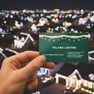 🧑🏼🎄 Weihnachtsbeleuchtungsinstallation QR Visitenkarte