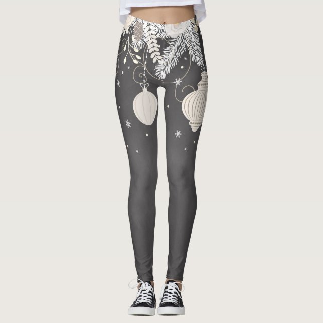 Weihnachtsbelt-Leggings Leggings (Vorderseite)