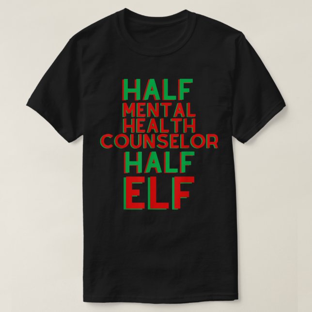 Weihnachtsberater für psychische Gesundheit Shirt (Design vorne)