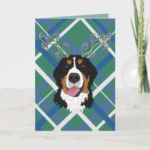 Weihnachtsberger Hund Karte