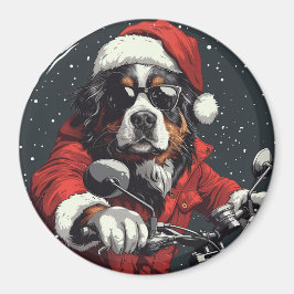 Weihnachtsberger Hund Magnet